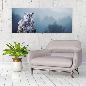 Tablou - Bufniță de zăpadă (120x50 cm)