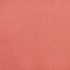 Taburet, roz, 60x60x39 cm, catifea Roz
