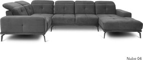 Colțar lemn masiv Formă U Nevada 350x201cm Personalizabil