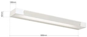Aplică LED pentru oglindă Orion Soff 3-480 MARILYN LED/18W/230V 60 cm IP44 alb