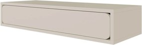 MAC3 - Masuta Consola suspendata crem, 90 / 110 cm, masa de toaleta cu 1 / 2 sertar(e), cosmetica machiaj, vanity