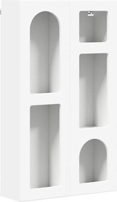 vidaXL Dulap suspendat cu raft Alb 59 x 20 x 100 cm Lemn compozit