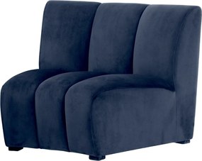 Modul canapea design LUX Lando, Catifea albastra