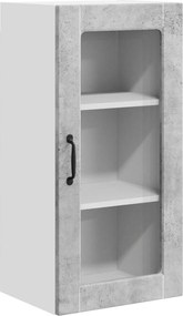 vidaXL Dulap de bucătărie Gri din beton 40 x 31 x 80 cm Lemn compozit