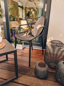 OFERTA Scaun din plastic negru KATO II. calitate