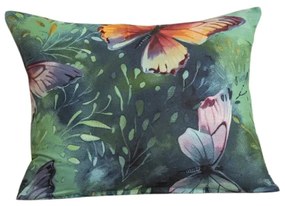 Husa decorativa pentru perna COLORFUL BUTTERFLY 40x50 cm, colorat