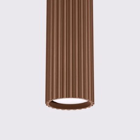 Brilagi - Pendul LED pe cablu CRESTO 1xGU10/10W/230V maro