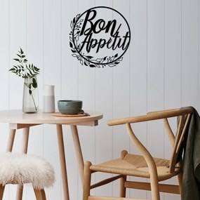Decorațiune de perete din metal Bon Appetit – Wallity