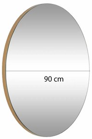 Oglindă Gold 90 cm