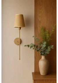 Aplica de perete MADELA 1xE14/40W/230V iută/bej