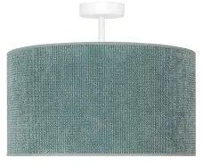 Lustră aplicată Duolla CORDUROY 1xE27/15W/230V d. 40 cm albastru deschis