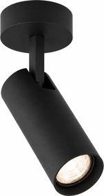 Spot aplicat directionabil cu bec GU10 Linca negru