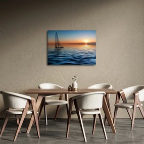 Tablou - Bărci cu vele pe mare (70x50 cm)
