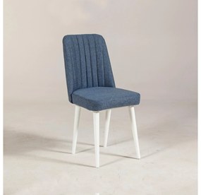 Scaun sufragerie Nidupo 4 (alb + albastru închis) . 1093073