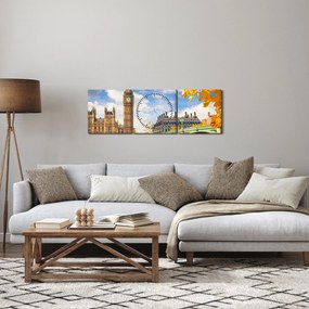 Tablou - Big Ben, Londra (cu ceas) (90x30 cm)