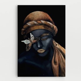 Tablou Canvas, 80x120cm, Dormitor si Living, Femei, Porterete, Butterfly Lady