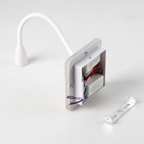 Lampă LED flexibilă de perete Brilagi MAYA Double LED/4W/230V + LED/3W alb