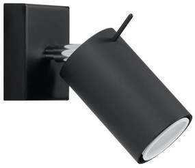 Spot LED de perete ASMUS 1xGU10/7W/230V negru Brilagi