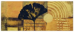 Tablou - Frunza ginkgo (120x50 cm)