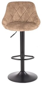 Scaun de bar H101 velvet bej
