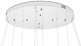 Lustra LED casa scarii design deosebit CHARMES 2B crom