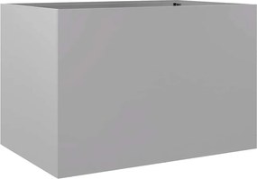 vidaXL Jardinieră, argintiu, 62x40x39 cm, oțel galvanizat