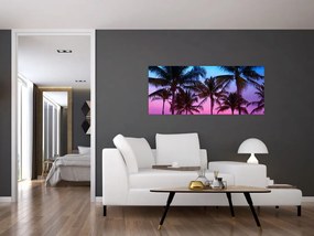 Tablou - Palmieri din Miami (120x50 cm)