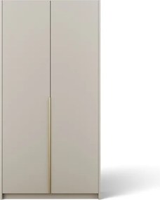 Dulap Bregma II cu uși batante – 2 uși – 100x58x204 cm – Cașmir – Varianta 2