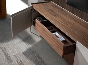 Comoda TV deosebita design LUX Walnut-Bej