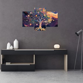 Tablou – Arbore violet plin de energie (90x60 cm)