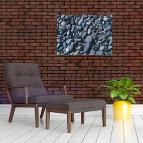 Tabloul cu pietre pe plajă (70x50 cm)