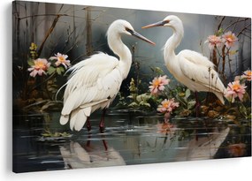 Tablou - Macarale albe (90x60 cm)