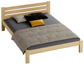 Pat din lemn Asia 120x200 pin cu somieră