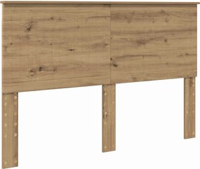 vidaXL Tăblie cap cu headboard Stejar Artizanal 150 cm Lemn compozit