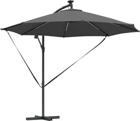 vidaXL Umbrelă de soare Antracit 294 x 294 x 248 cm