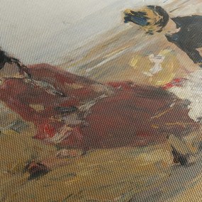 Tablou - Eugène Boudin, On the Beach, Trouville, reproducere (70x50 cm)