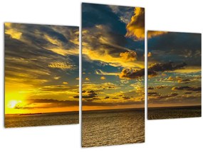 Apus de soare la mare (90x60 cm)