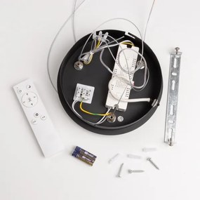 Lustră LED pe cablu dimabilă LED/40W/230V 3000-6500K neagră Brilagi + telecomandă