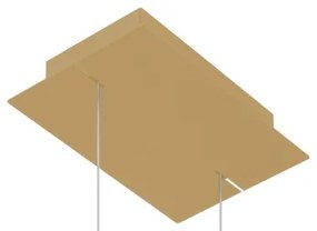 Lustră LED pe cablu RIO LED/30W/230V CRI95 4000K d. 55 cm auriu Thoro TH.221