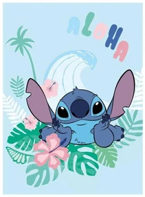 Disney Lilo și Stitch Aloha pătură coral fleece 100x150cm