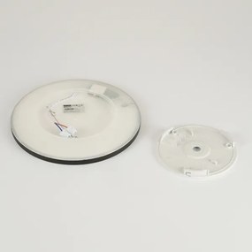 Plafonieră LED pentru baie Brilagi ULTRA SLIM LED/12W/230V d. 22,5 cm negru IP54