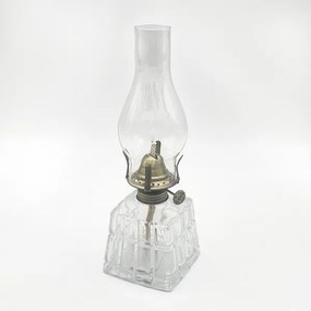 Brilagi - Lampă cu petrol MERLIN transparent/auriu/patină