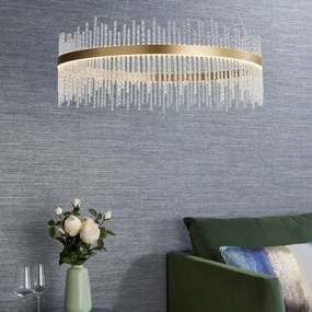 Lustră LED dimabilă pe cablu Endon 81908 ADRIEL LED/58W/230V 3000K auriu