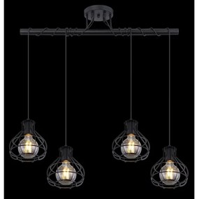 Lustră pe cablu Globo 15388-4D CLASTRA 4xE27/60W/230V