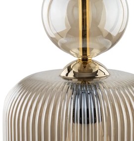 Pendul SOPHIA pe cablu 1xE14/10W/230V negru/bej fumuriu