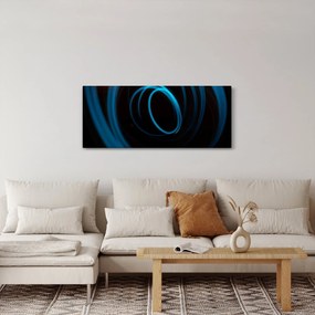 Tablou cu linie albastră (120x50 cm)