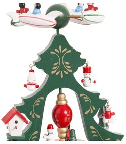 Figurină muzicală din lemn (înălțime 24 cm) Christmas Tree – Casa Selección