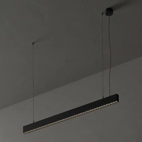 Ideal Lux - Lustră LED suspendată pe cablu OFFICE LED/30W/230V 3000K CRI 90 negru