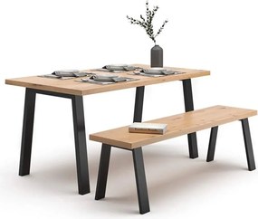 Picioare masa metal, Carpath Homs , Negru,55x70X72 cm