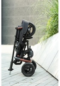 QPlay - Tricicletă pentru copii RITO DELUXE 6în1, gri